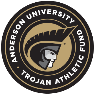 anderson university trojan athletic fund logo gold.png