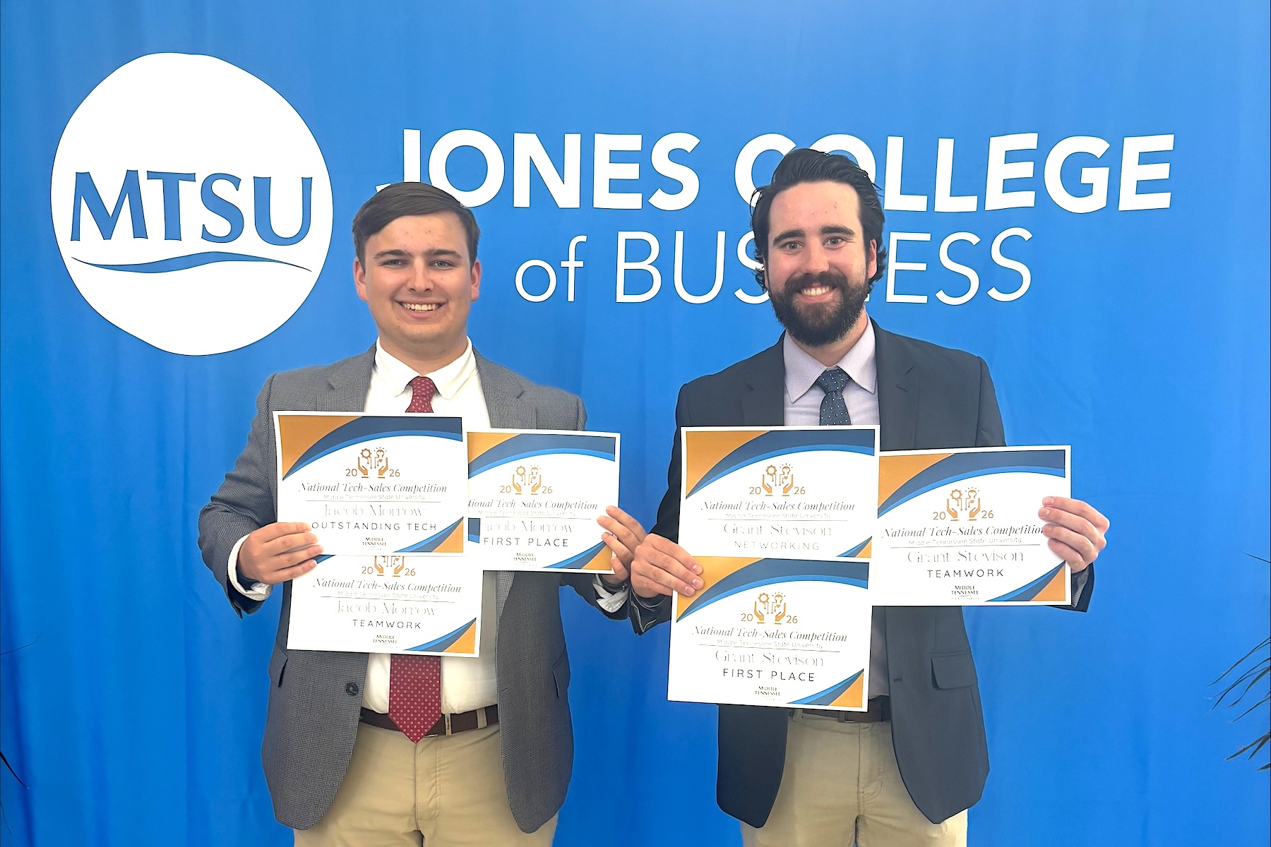 AU sales competition Morrow and Stevison