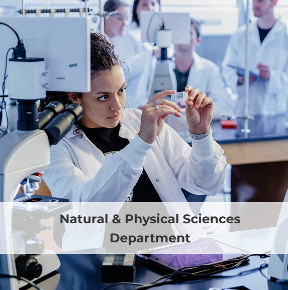 student working in laboratory