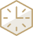 Golden clock icon