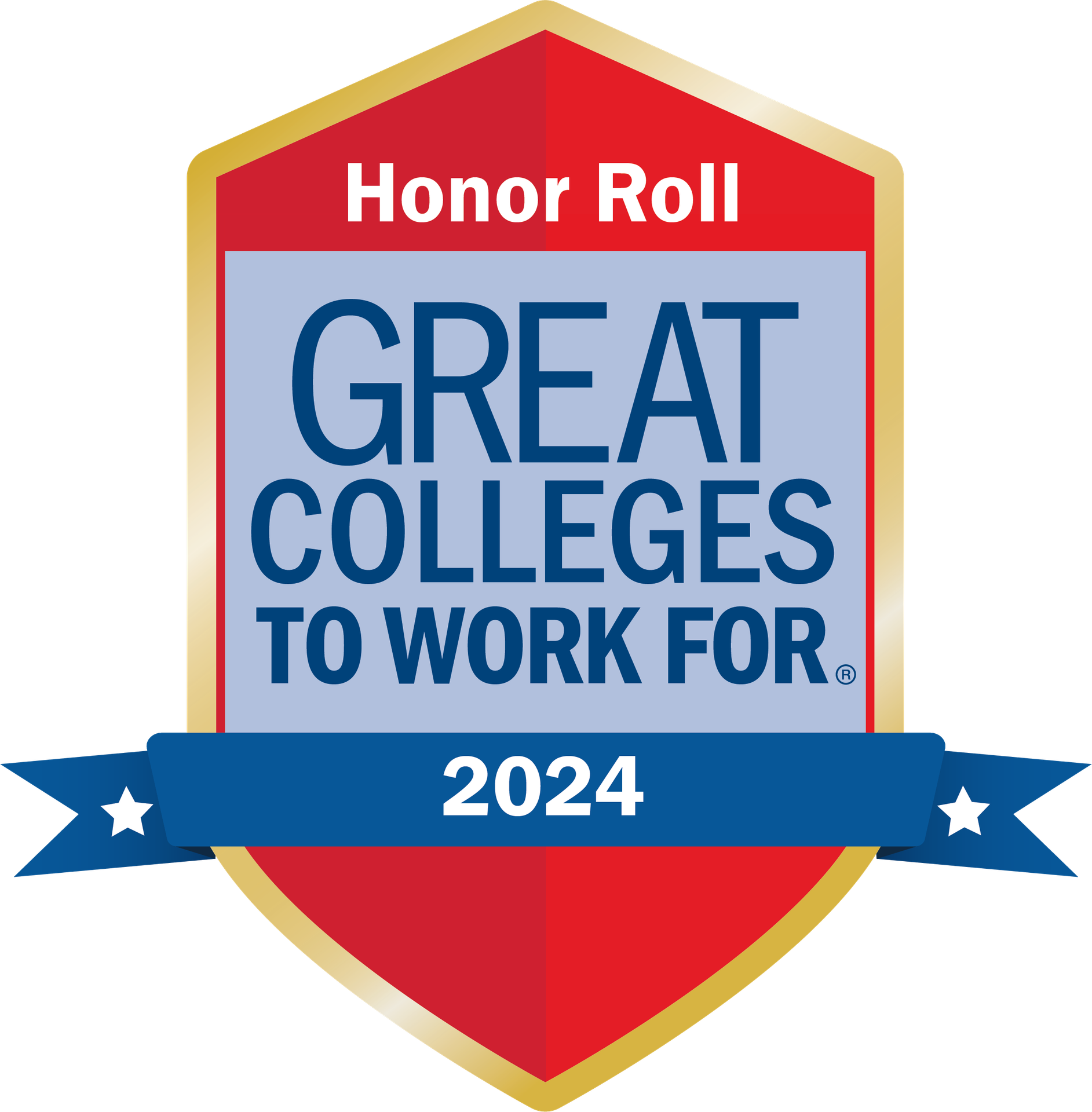 2024 Great Colleges To Work For Honor Roll Logo