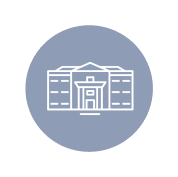 Merritt Administration Building Blue Icon