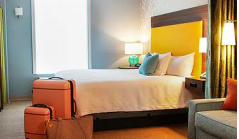 Hotel room of Suites by Hilton