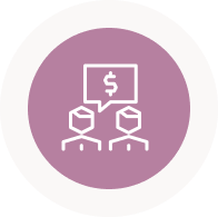 Financial Aid purple graphic