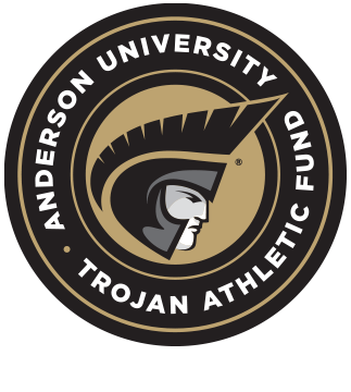 anderson university trojan athletic fund logo gold.png