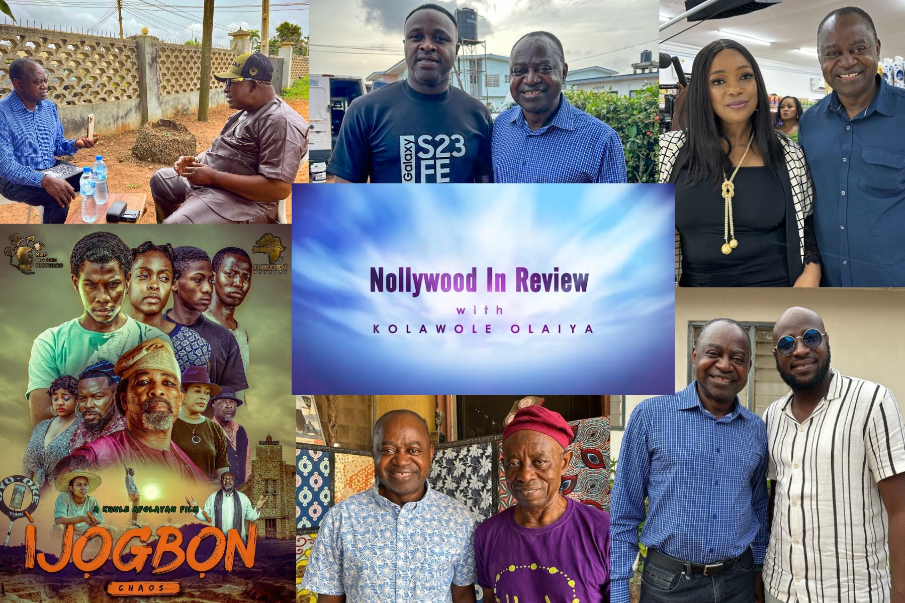 Dr. Kolawole Olaiya interviewed many in Nigeria's film industry.