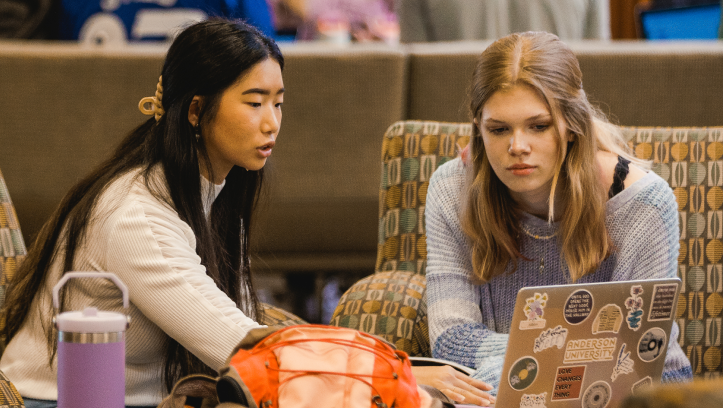 students at computer