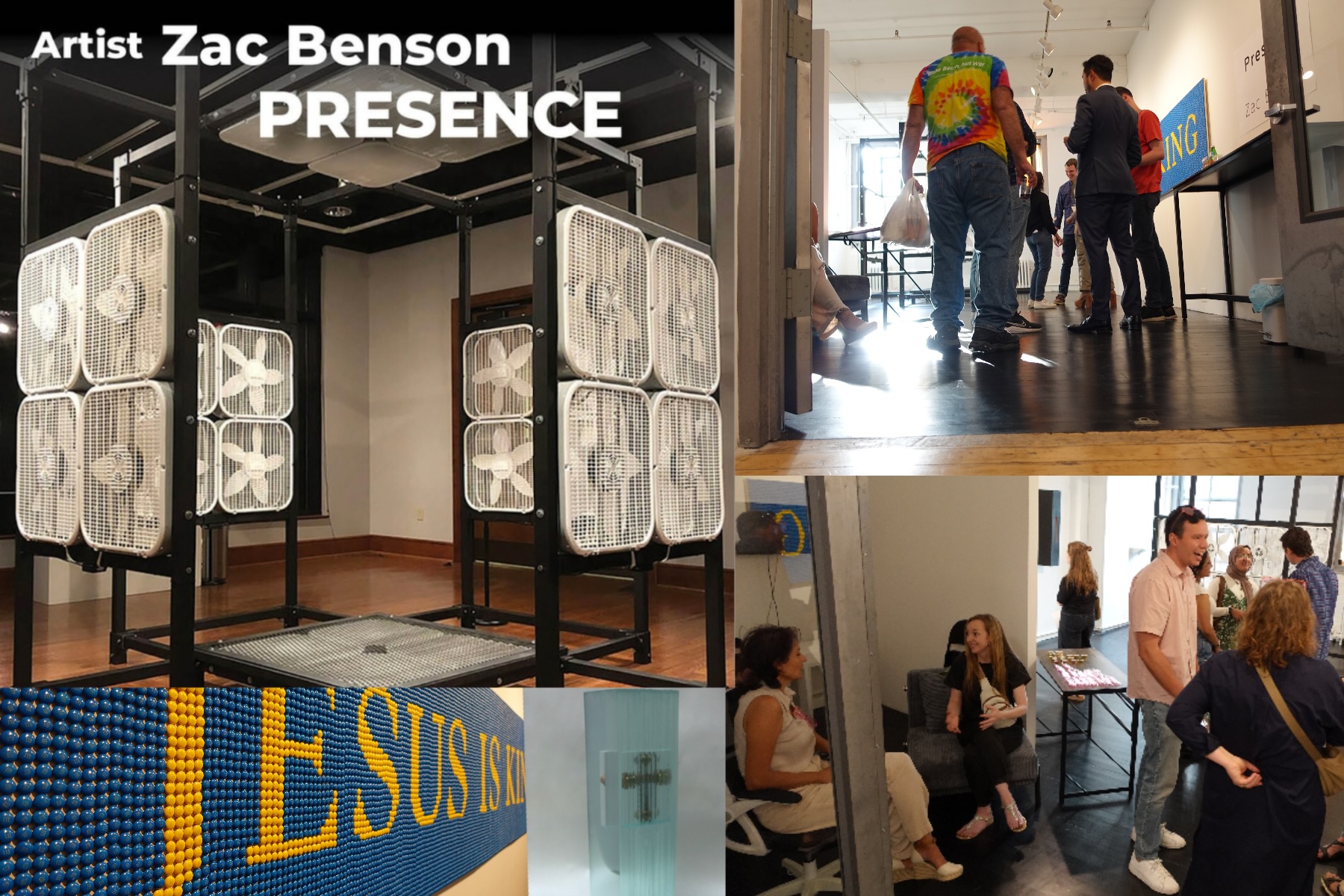 Benson Showcases his Work in New York City Arts District