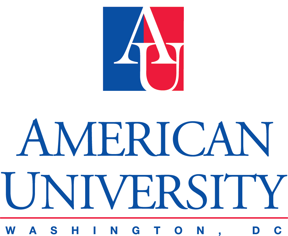 american university logo