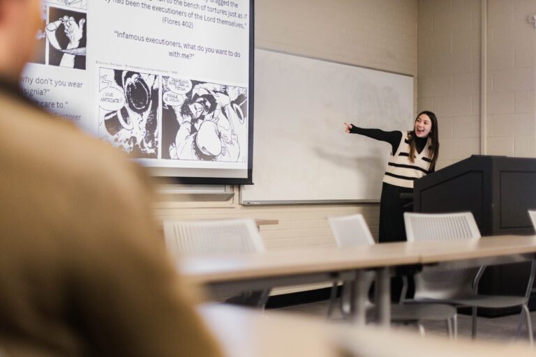 English Majors Present Research at College of Arts and Sciences Showcase