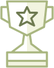 Recognition trophy graphic
