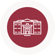 Merritt administration building red icon