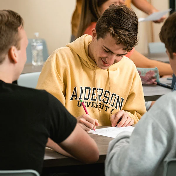 Anderson Univesrity undergraduate student