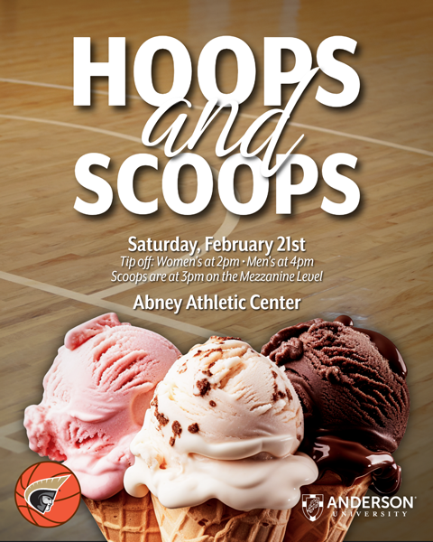 Hoops and Scoops icecream basketball
