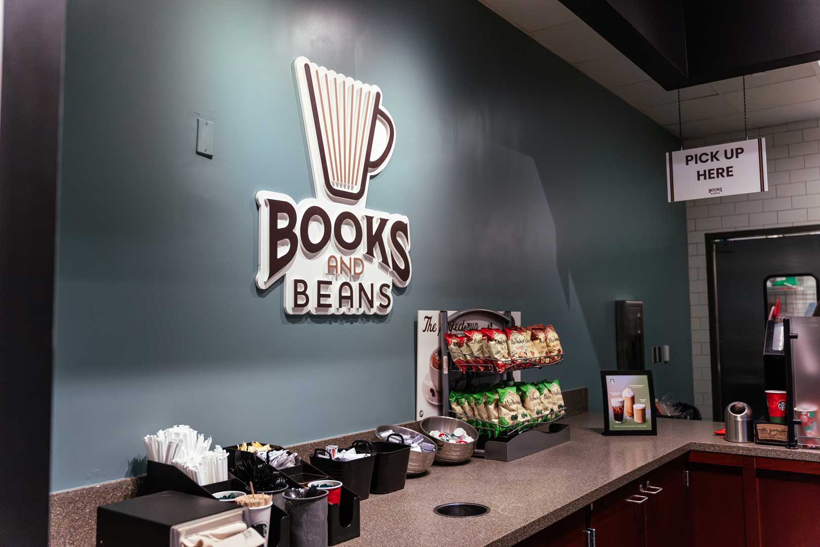 Books and Beans logo
