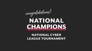 Cyber Security National Championship Announcement